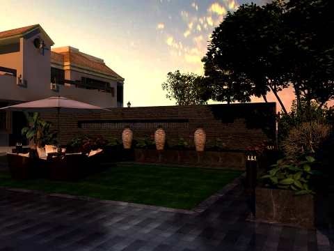 Villa 3D Model