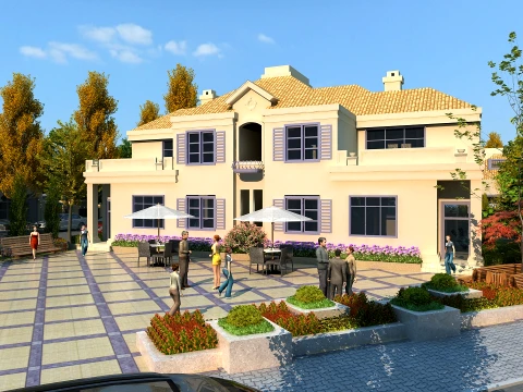 Vila Modelo 3D