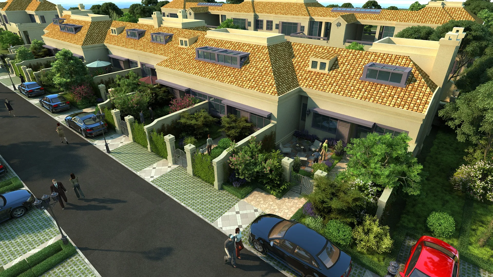 Villa 3D Model .c4d .max .obj .3ds .fbx .stl .blend 