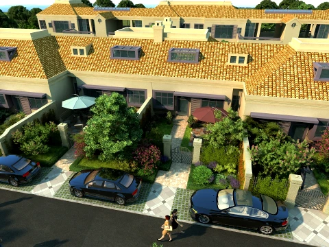 Villa 3D Model