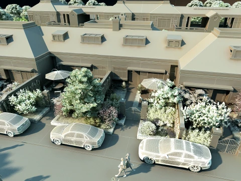 Villa 3D Model
