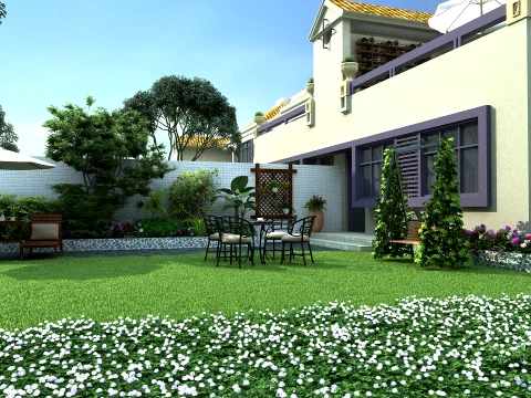 Villa 3D Model