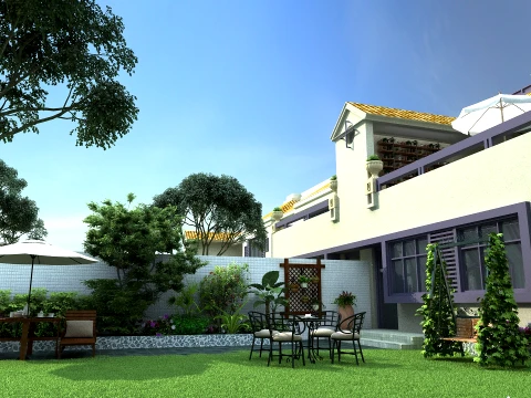 Villa 3D Model