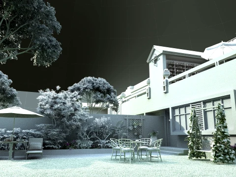 Villa 3D Model