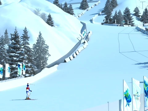 Ski resort 3D Model