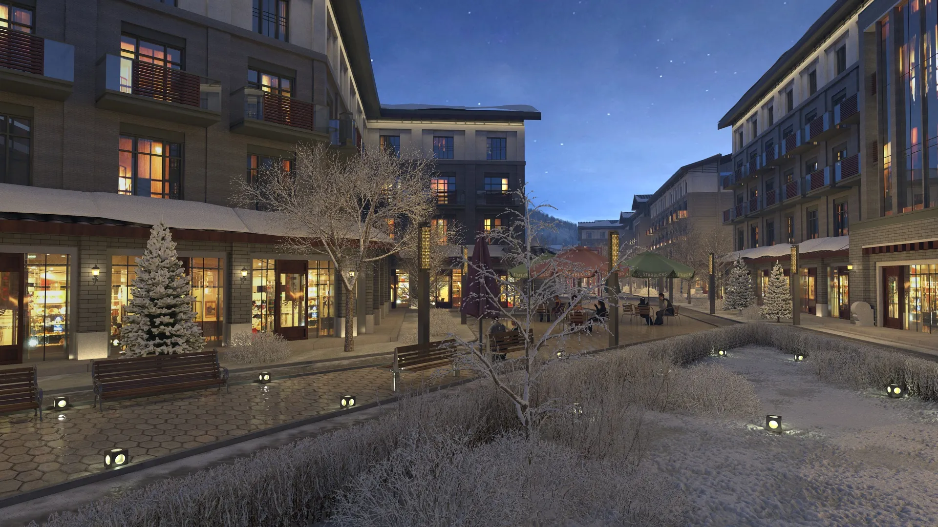 Urban architecture 3D Model .c4d .max .obj .3ds .fbx .stl .blend 