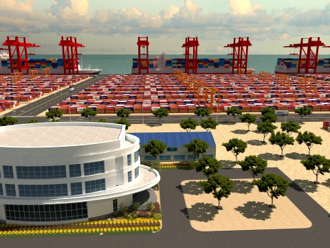 Port 3D Model
