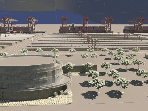 Port 3D Model