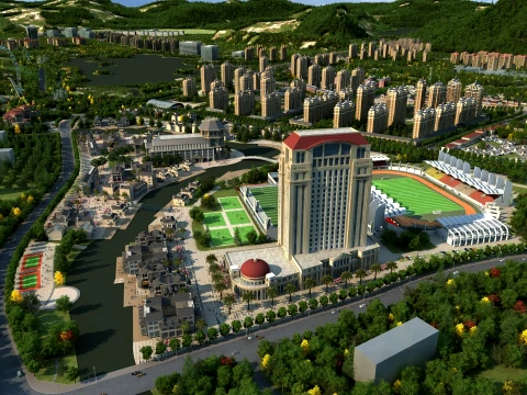 Architettura urbana Modello 3D
