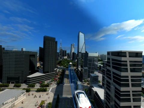 Urban architecture 3D Model