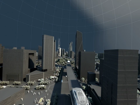 Urban architecture 3D Model