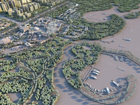 Urban architecture 3D Model