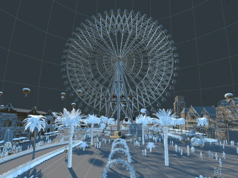 Urban architecture 3D Model
