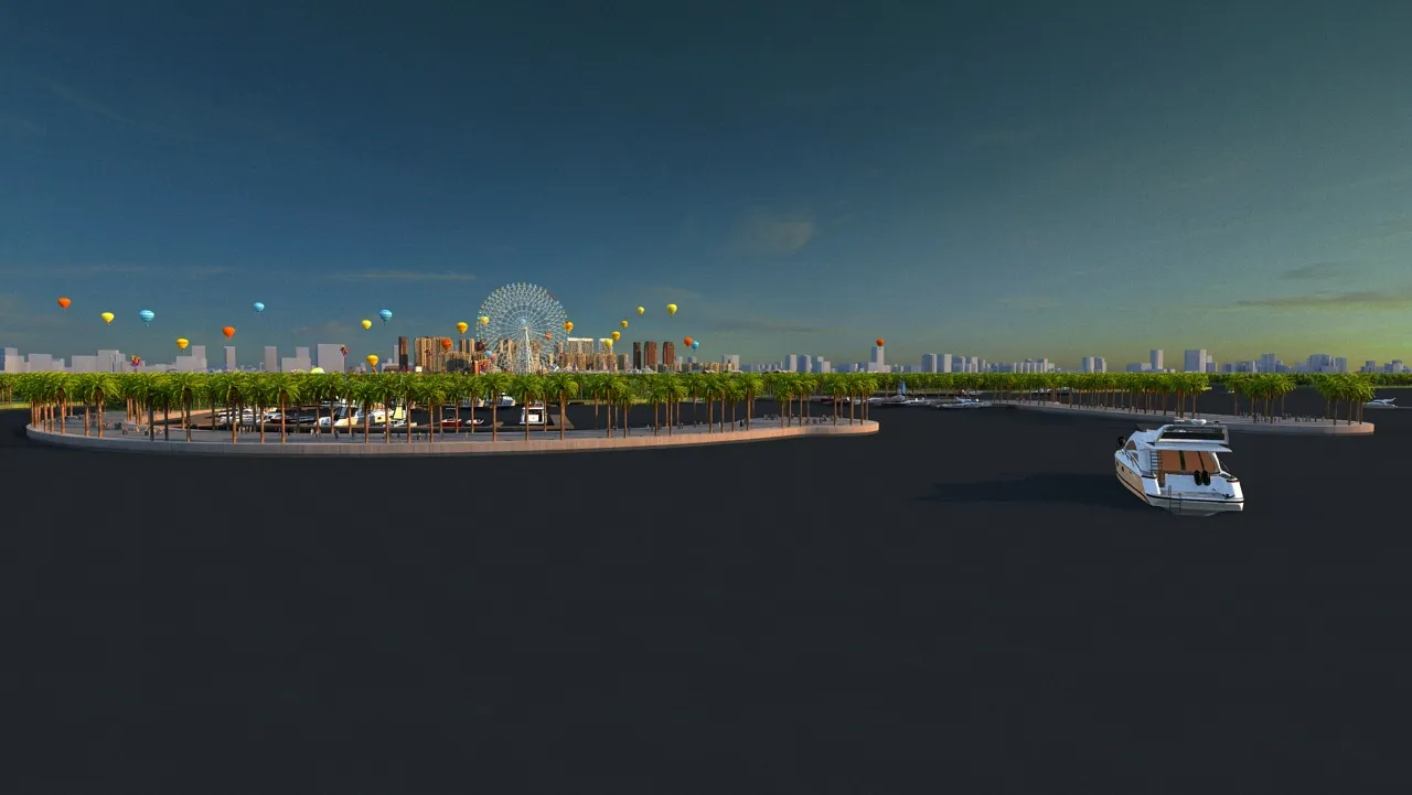 Urban architecture 3D Model .c4d .max .obj .3ds .fbx .stl .blend 