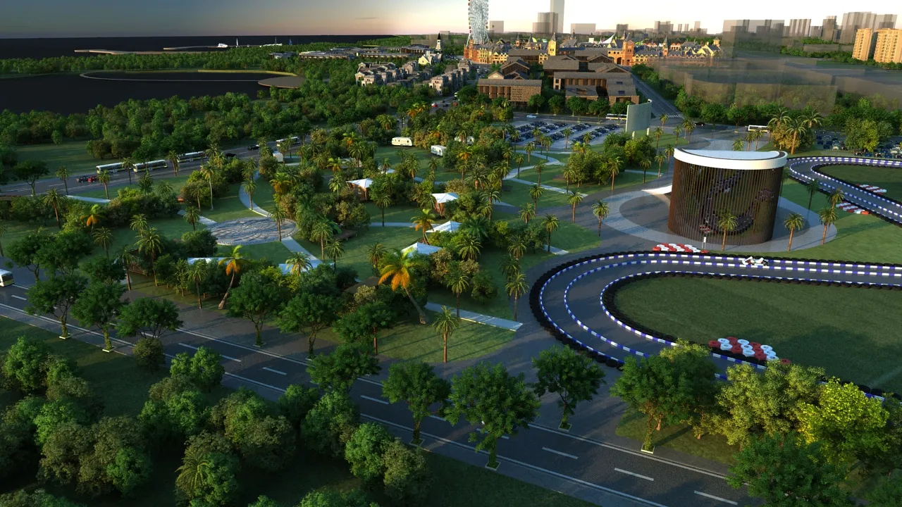 Urban architecture 3D Model .c4d .max .obj .3ds .fbx .stl .blend 