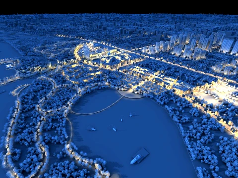 Urban architecture 3D Model