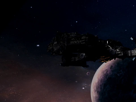 Spaceship 3D Model