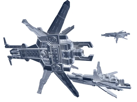 Spaceship 3D Model