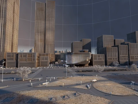 Urban architecture 3D Model