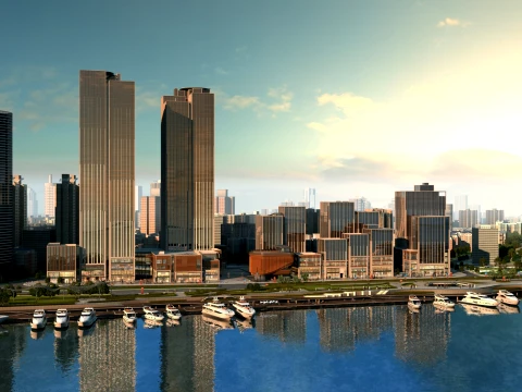 Urban architecture 3D Model