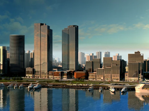 Urban architecture 3D Model