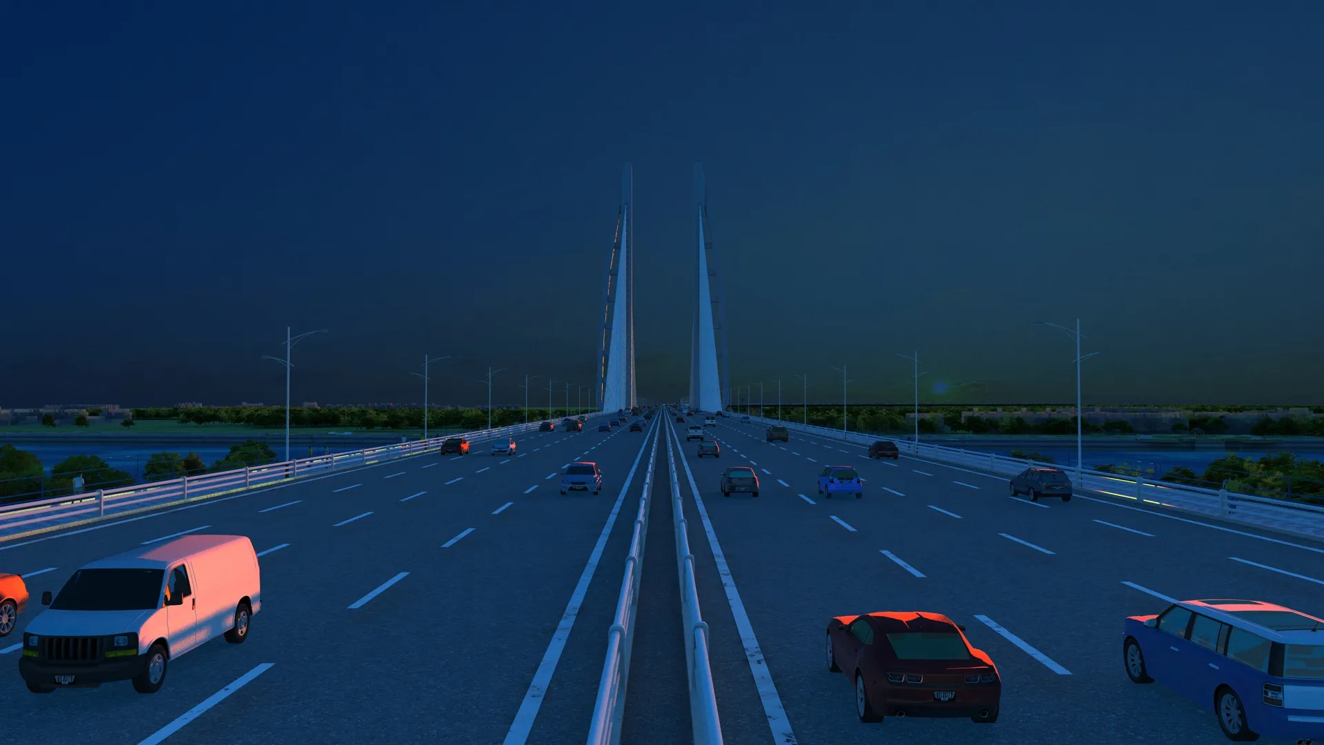 Bridge 3D Model .c4d .max .obj .3ds .fbx .stl .blend 