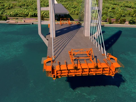 Build a bridge 3Dモデル