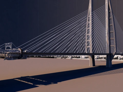 Build a bridge 3D Model