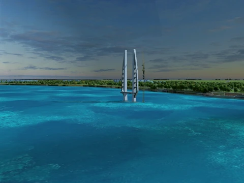 Build a bridge 3D Model