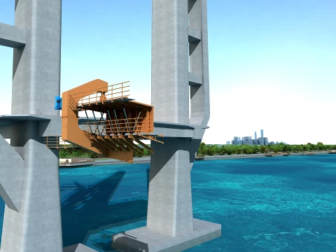Build a bridge 3D Model