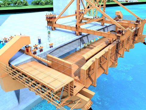 Build a bridge 3D Model