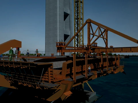 Build a bridge Modello 3D