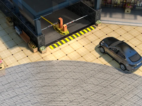 Underground parking garage Modelo 3D