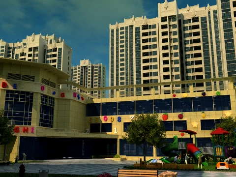 Kindergarten 3D Model
