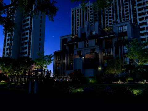 City night Modèle 3D