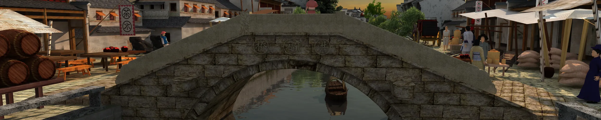 Ancient town 3D Model .c4d .max .obj .3ds .fbx .stl .blend 