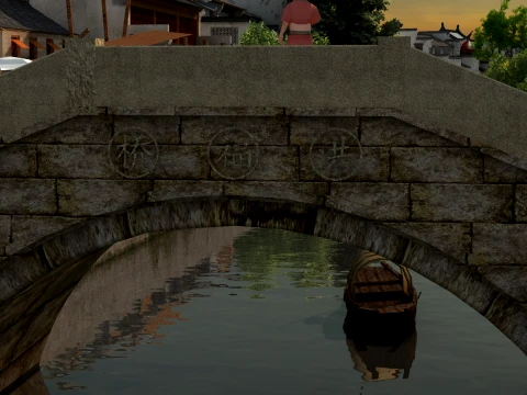Ancient town 3D Model