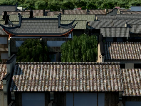 Ancient town 3D Model