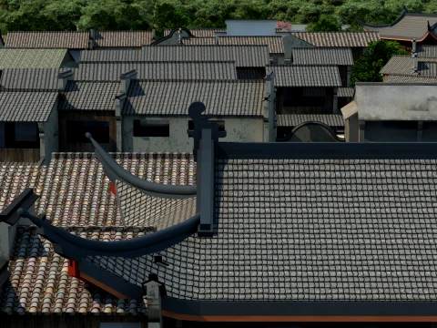 Ancient town 3D Model