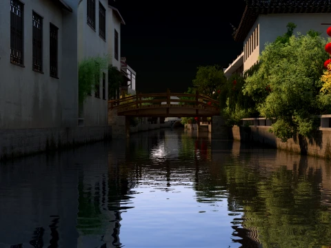 Ancient town 3D Modell