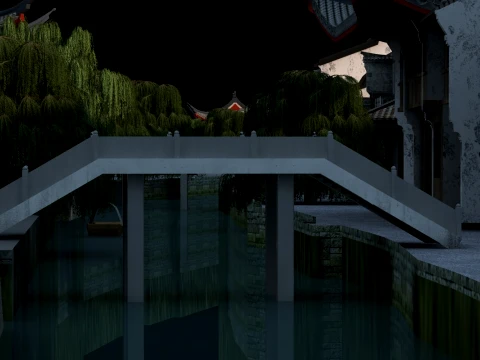 Ancient town 3D Model