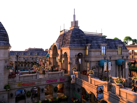 Commercial street 3D Model