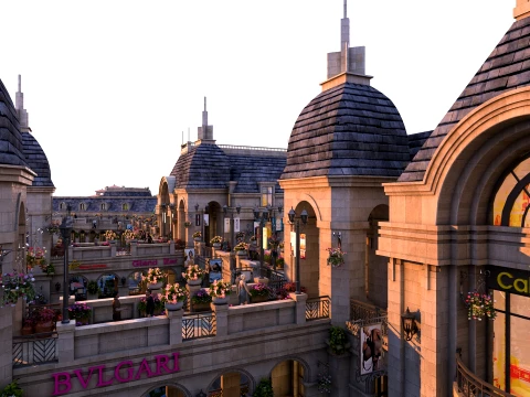Commercial street 3D Model