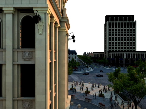 Urban architecture Modelo 3D