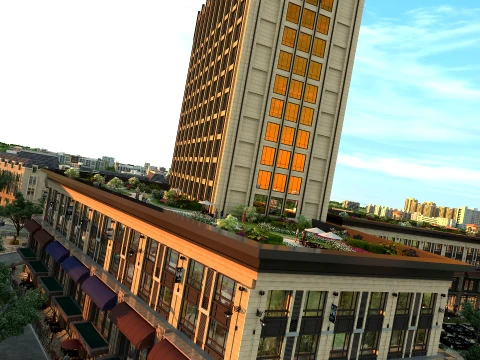 Urban architecture 3D Model