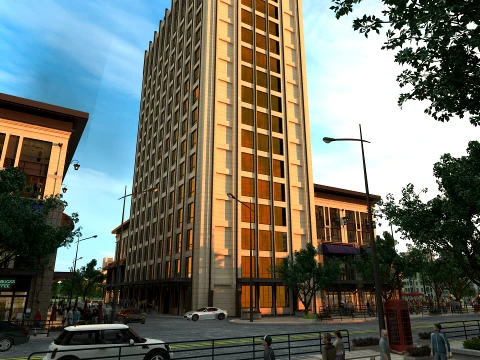 Urban architecture 3D Model
