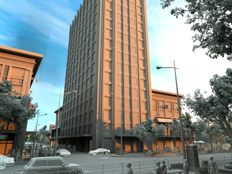 Urban architecture 3D Model