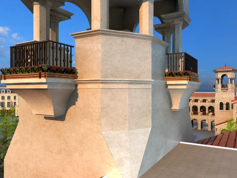 Urban architecture 3D Model