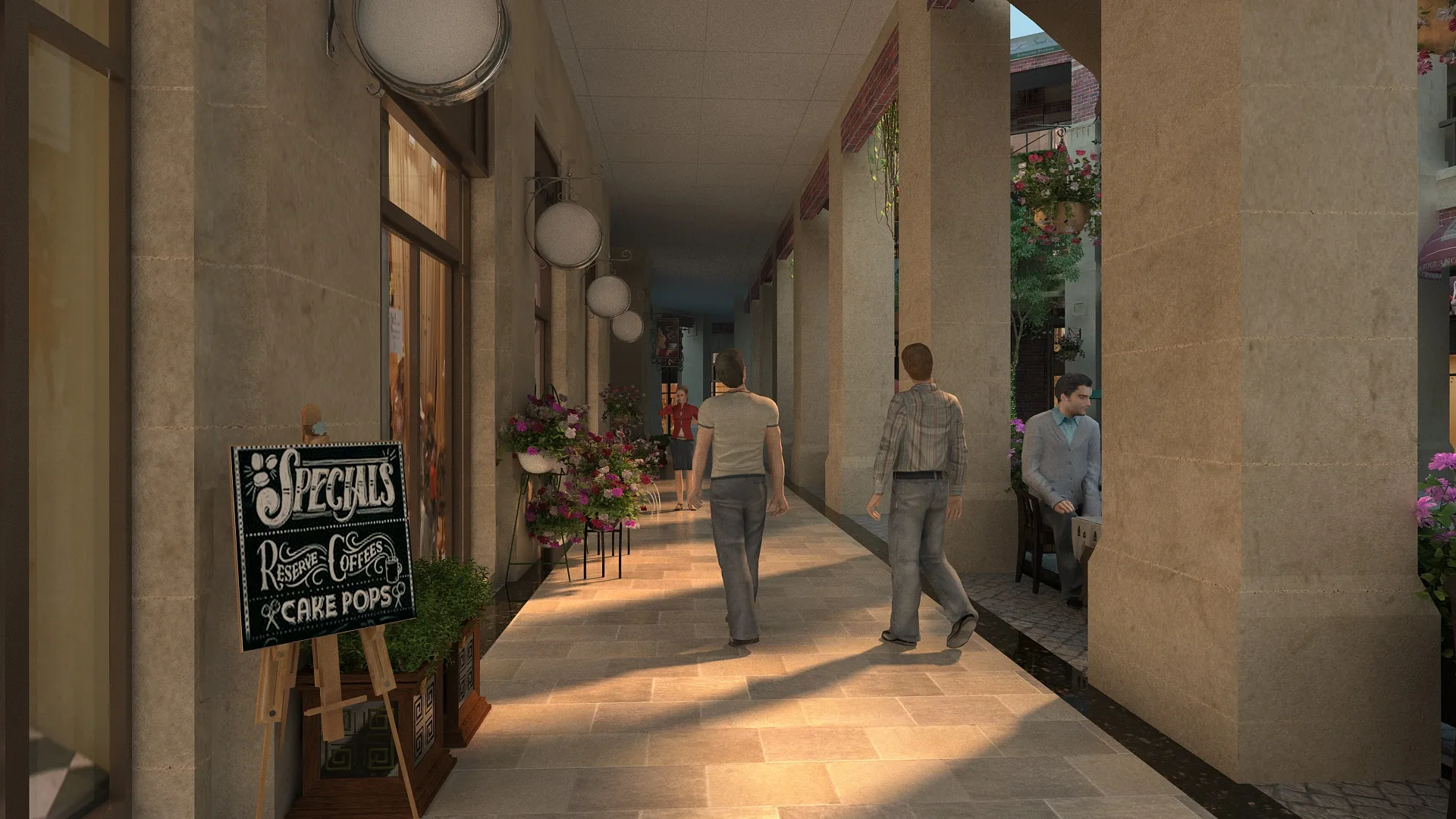 Urban architecture 3D Model .c4d .max .obj .3ds .fbx .stl .blend 