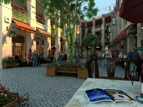Urban architecture 3D Model